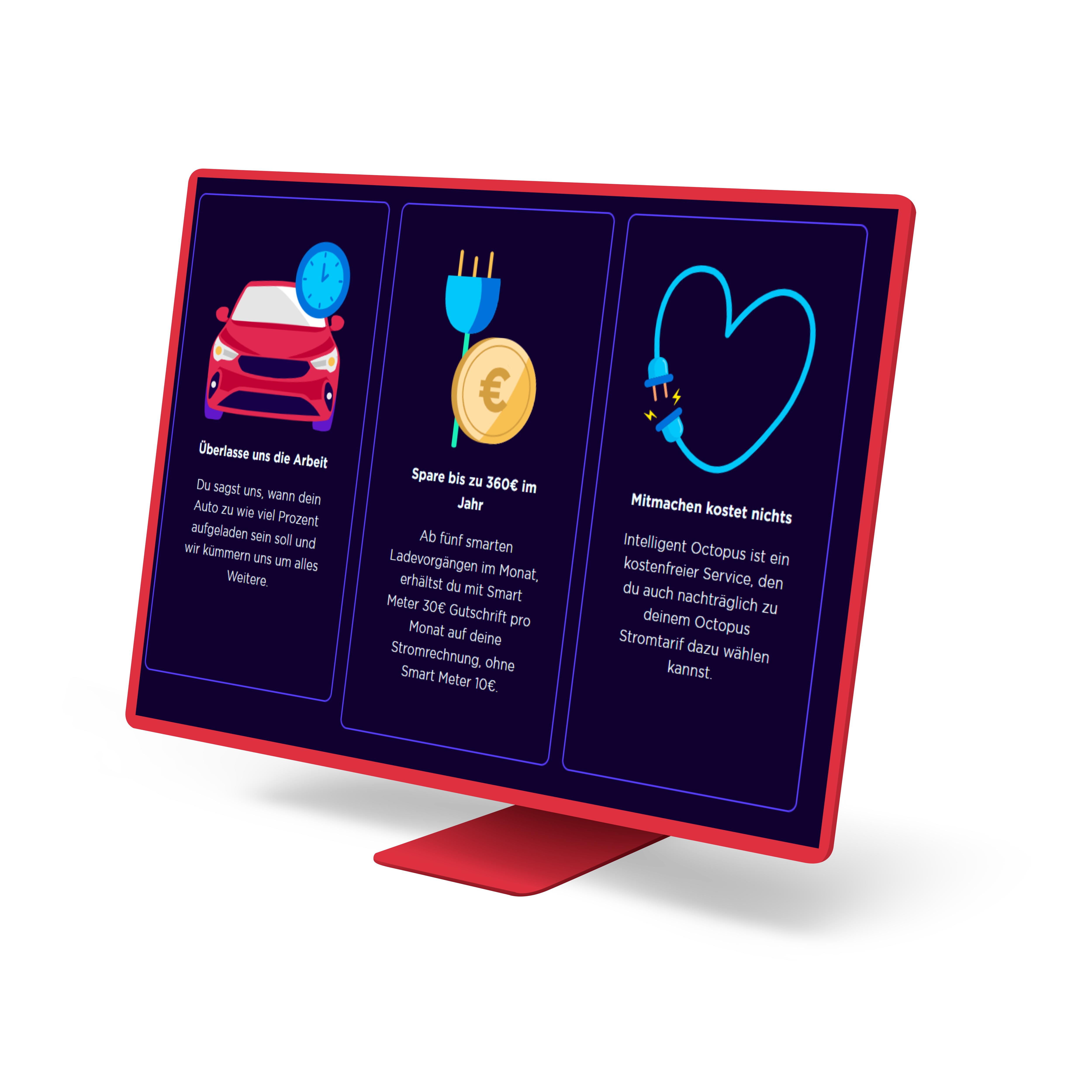 Zeigt den E-Auto Tarif von Octopus Energy